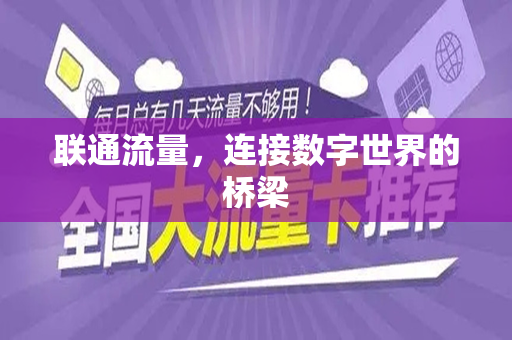 联通流量，连接数字世界的桥梁