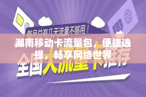 湖南移动卡流量包，便捷选择，畅享网络世界