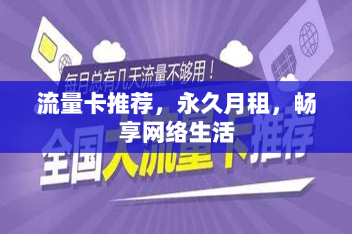 流量卡推荐，永久月租，畅享网络生活