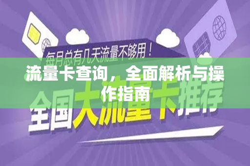 流量卡查询，全面解析与操作指南