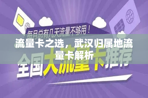 流量卡之选，武汉归属地流量卡解析