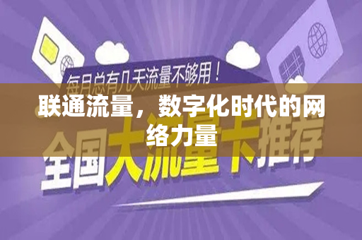 联通流量，数字化时代的网络力量