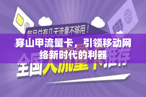 穿山甲流量卡，引领移动网络新时代的利器