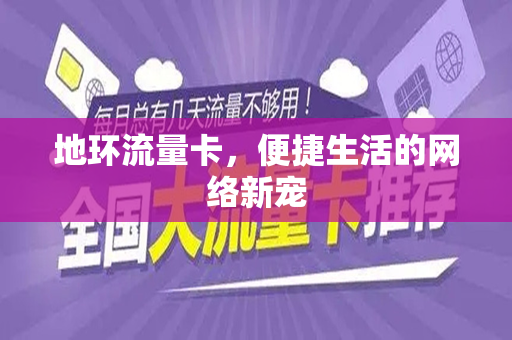 地环流量卡，便捷生活的网络新宠