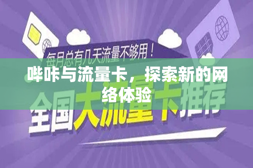 哔咔与流量卡，探索新的网络体验