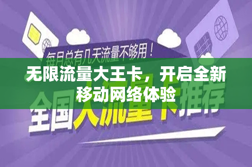 无限流量大王卡，开启全新移动网络体验