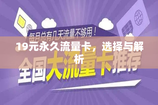 19元永久流量卡，选择与解析