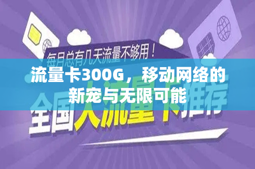 流量卡300G，移动网络的新宠与无限可能