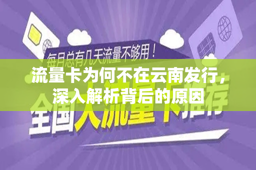 流量卡为何不在云南发行，深入解析背后的原因