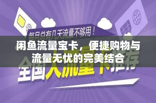 闲鱼流量宝卡，便捷购物与流量无忧的完美结合