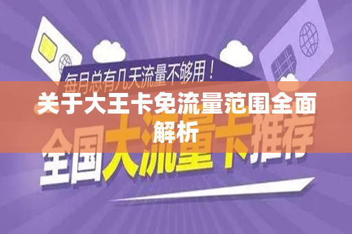 关于大王卡免流量范围全面解析