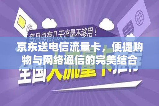 京东送电信流量卡，便捷购物与网络通信的完美结合