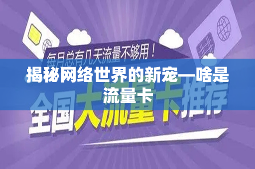 揭秘网络世界的新宠—啥是流量卡