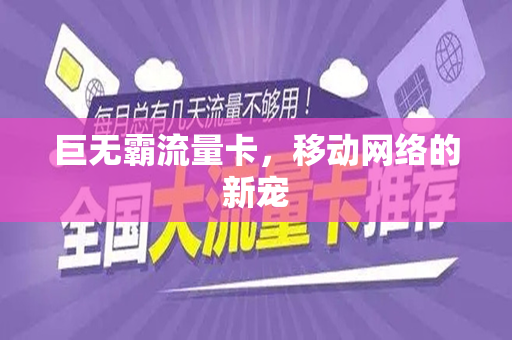 巨无霸流量卡，移动网络的新宠