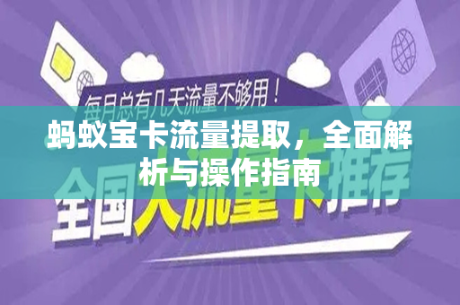 蚂蚁宝卡流量提取，全面解析与操作指南
