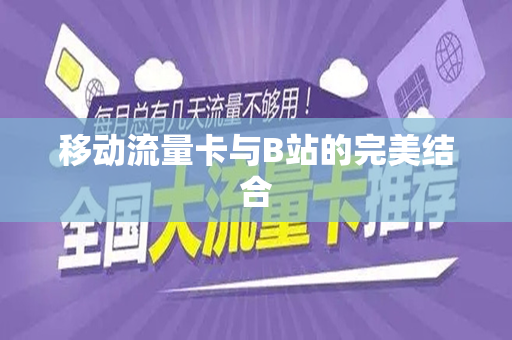 移动流量卡与B站的完美结合