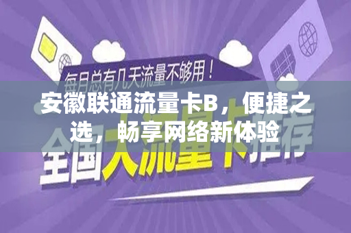 安徽联通流量卡B，便捷之选，畅享网络新体验