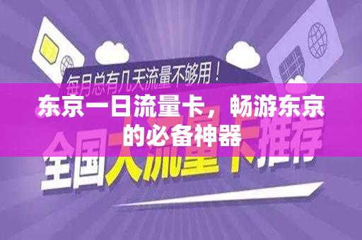 东京一日流量卡，畅游东京的必备神器