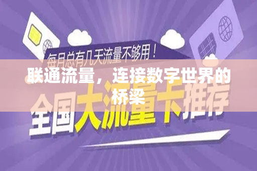 联通流量，连接数字世界的桥梁