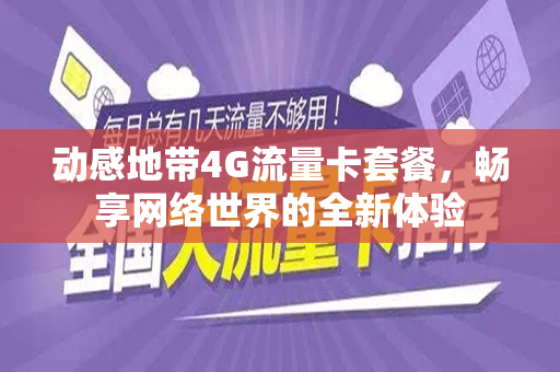动感地带4G流量卡套餐，畅享网络世界的全新体验