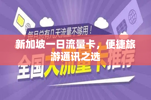 新加坡一日流量卡，便捷旅游通讯之选