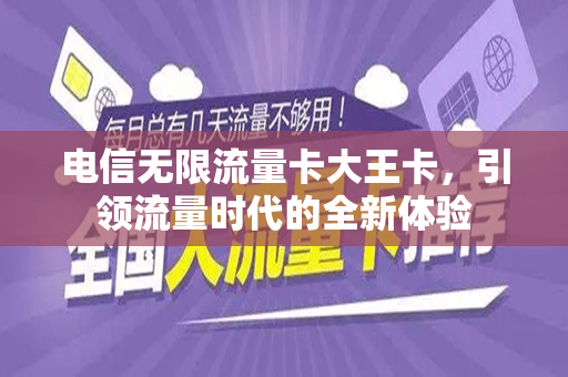电信无限流量卡大王卡，引领流量时代的全新体验