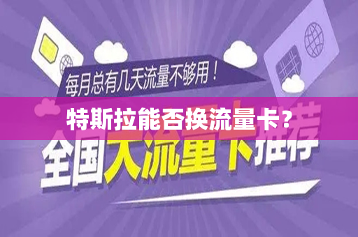 特斯拉能否换流量卡？