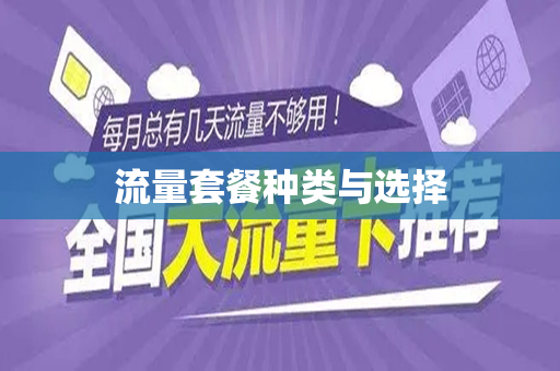 流量套餐种类与选择