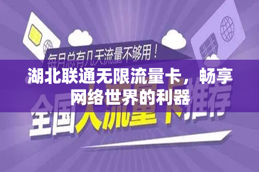 湖北联通无限流量卡，畅享网络世界的利器