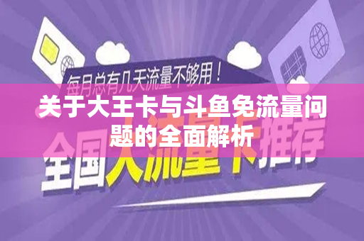 关于大王卡与斗鱼免流量问题的全面解析