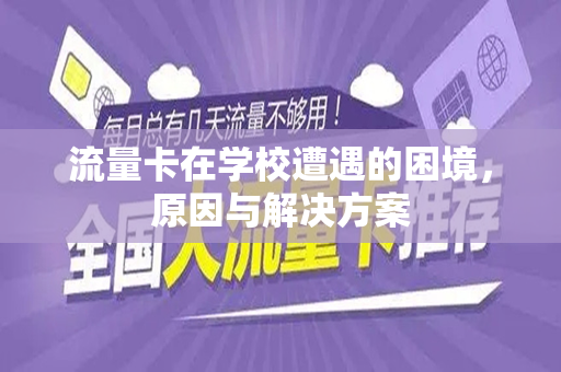 流量卡在学校遭遇的困境，原因与解决方案