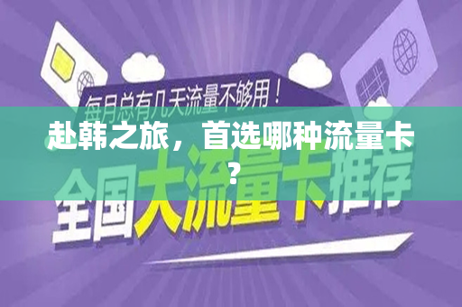 赴韩之旅，首选哪种流量卡？