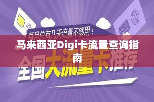 马来西亚Digi卡流量查询指南