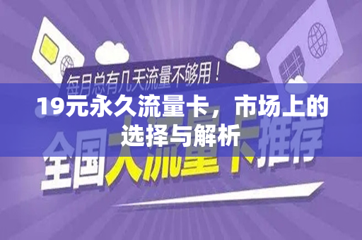 19元永久流量卡，市场上的选择与解析