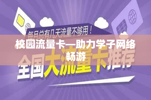 校园流量卡—助力学子网络畅游