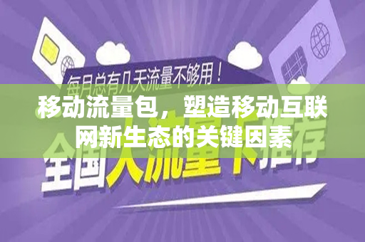 移动流量包，塑造移动互联网新生态的关键因素