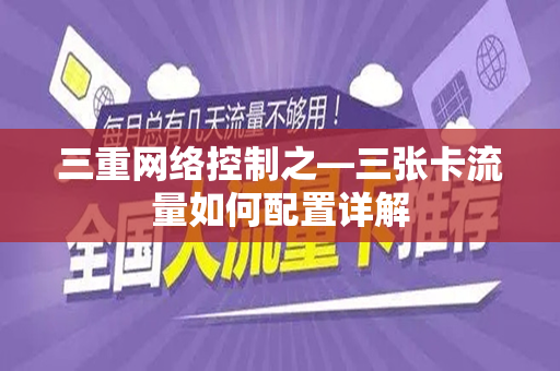 三重网络控制之—三张卡流量如何配置详解