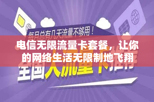 电信无限流量卡套餐，让你的网络生活无限制地飞翔