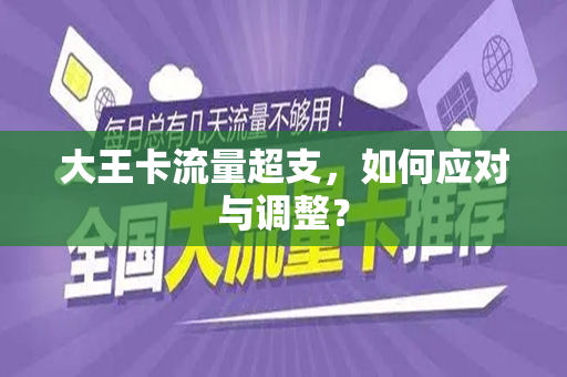 大王卡流量超支，如何应对与调整？
