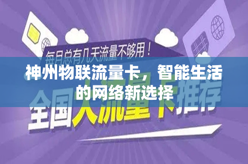 神州物联流量卡，智能生活的网络新选择