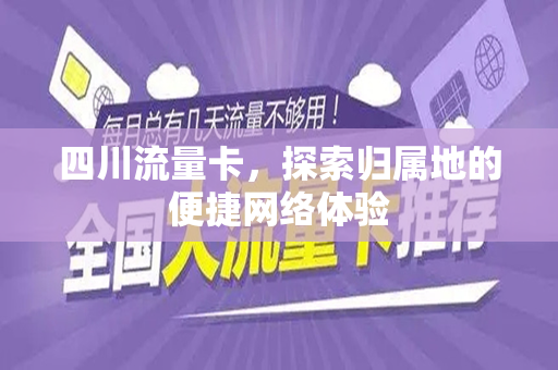 四川流量卡，探索归属地的便捷网络体验