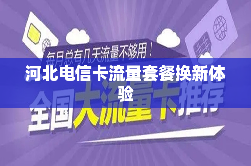 河北电信卡流量套餐换新体验