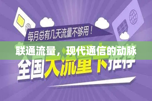 联通流量，现代通信的动脉