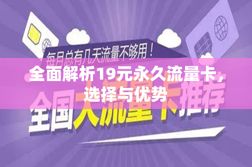 全面解析19元永久流量卡，选择与优势
