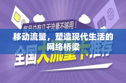 移动流量，塑造现代生活的网络桥梁