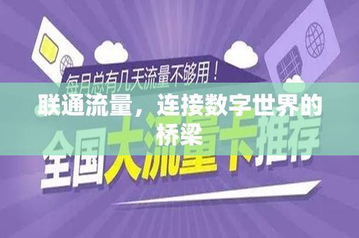 联通流量，连接数字世界的桥梁