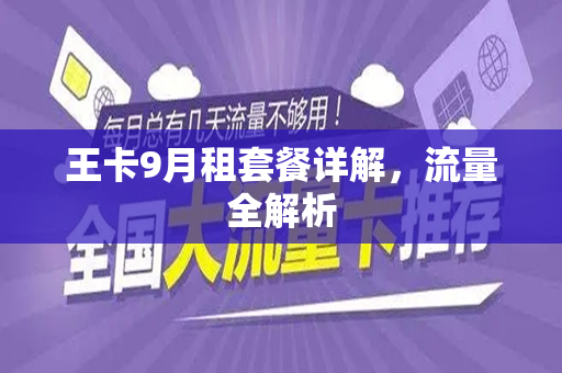 王卡9月租套餐详解，流量全解析