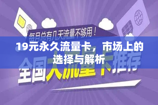 19元永久流量卡，市场上的选择与解析