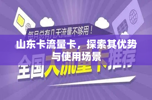 山东卡流量卡，探索其优势与使用场景