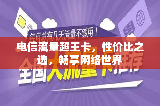 电信流量超王卡，性价比之选，畅享网络世界